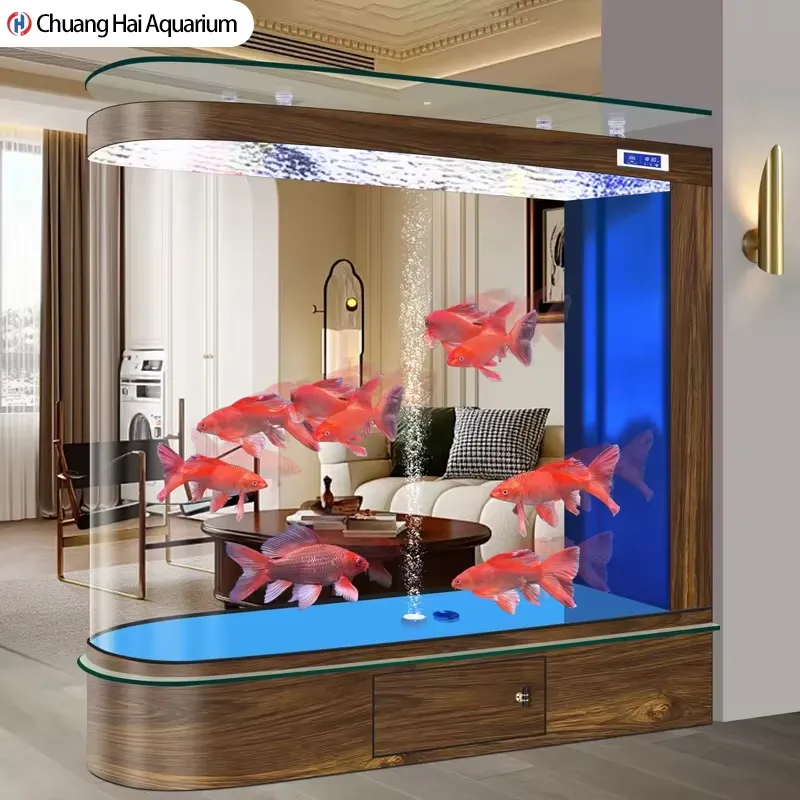 Smart Home Living Room - Large-scale 2026 New Smart Glass Goldfish