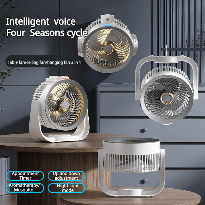 Smart Desk Fan Voice Activated - Smart Home Room 评论和价格