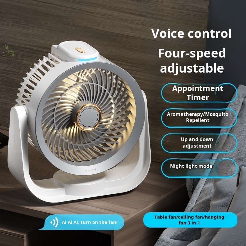 Smart Desk Fan Voice Activated - Smart Home Room 评论和价格
