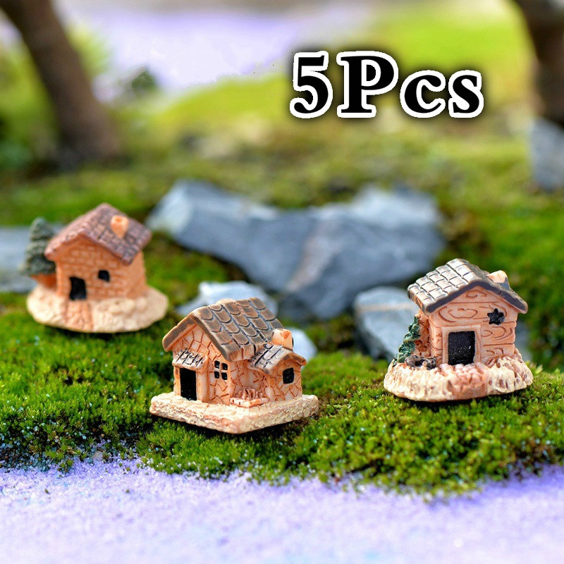 5Pcs Mini Doll House Stone Hou - Smart Home Furniture 评论和价格