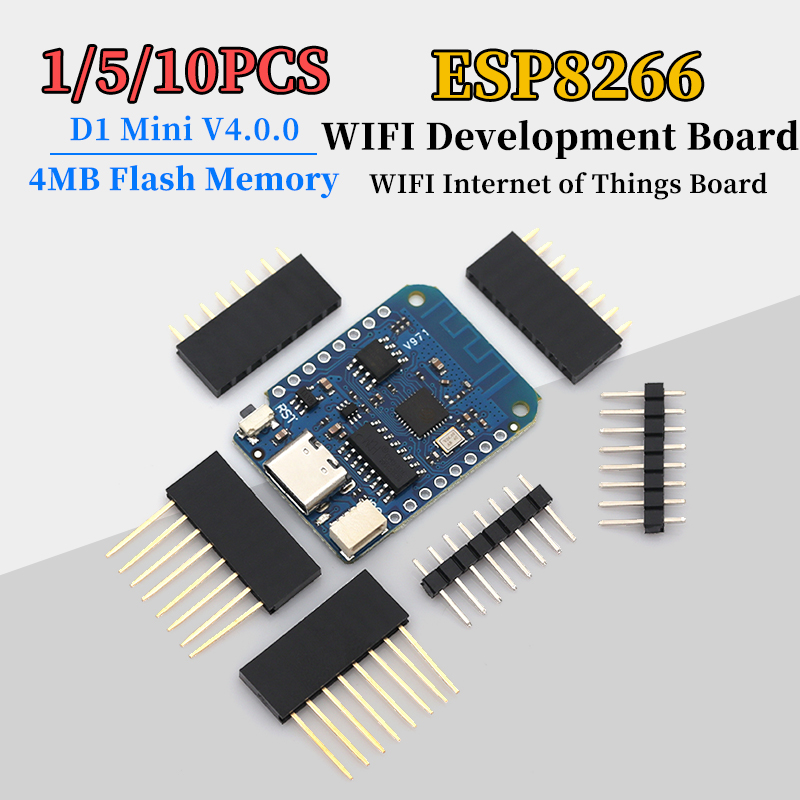 1/5/10Pcs D1 Mini V4.0.0 Based - Smart Home Arduino Uno 评论和价格