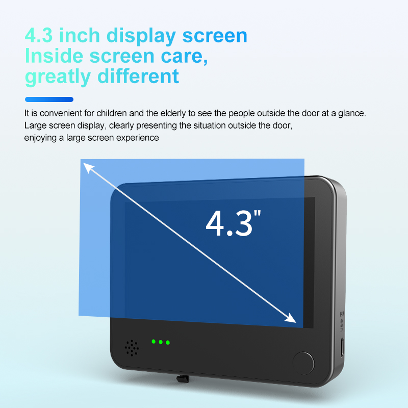 Danmini 4.3inch 2K Smart Life  - Smart Home Battery Camera 评论和价格