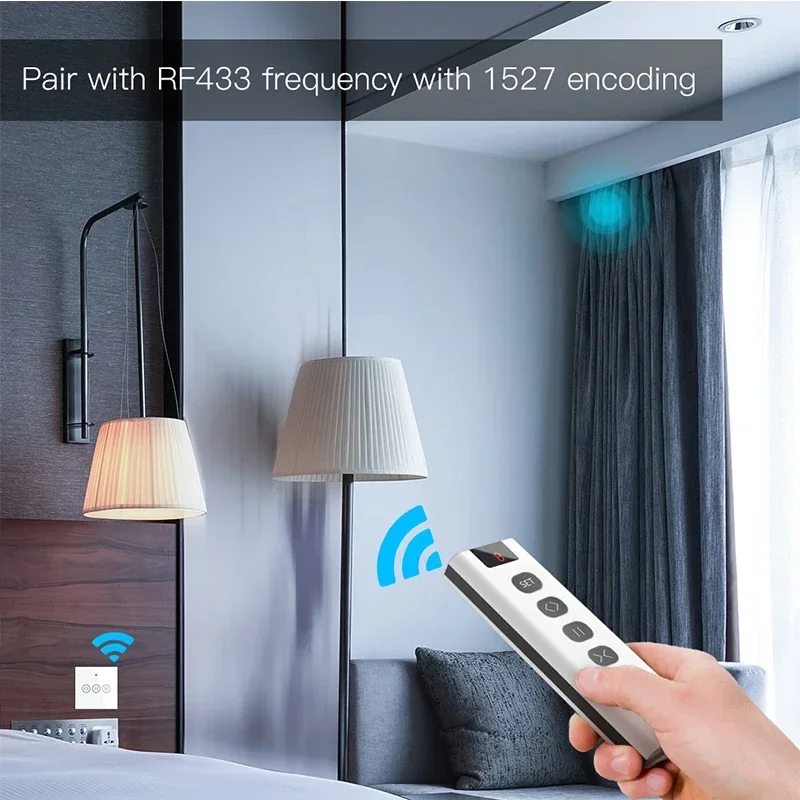 9 /1 Channel RF433 Remote Cont - Smart Home Blinds 评论和价格