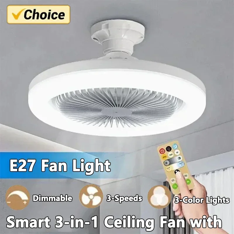 Smart 3-in-1 Ceiling Fan with  - Smart Home Living Room 评论和价格