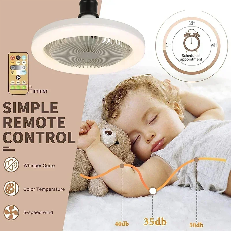 Smart 3-in-1 Ceiling Fan with  - Smart Home Living Room 评论和价格
