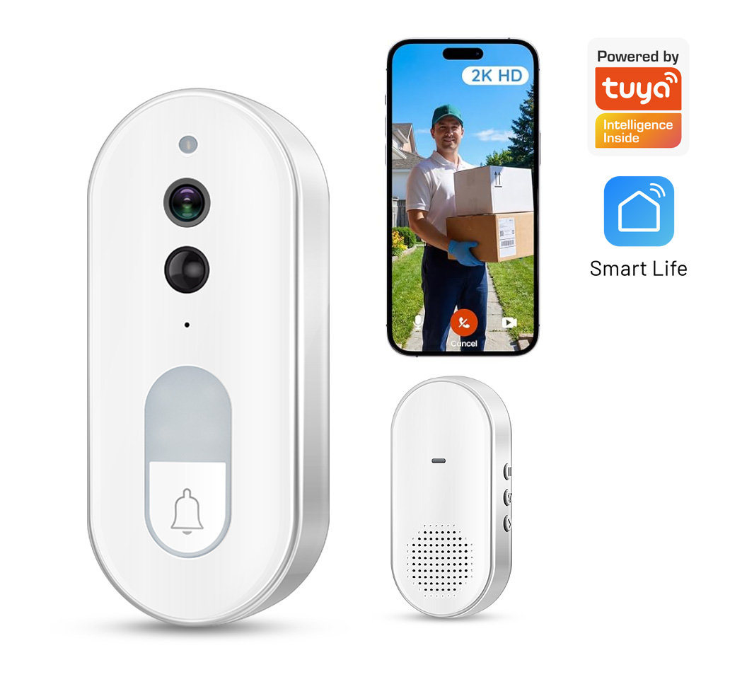 Tuya Smart Video Doorbell Wire - Smart Home Battery Camera 评论和价格