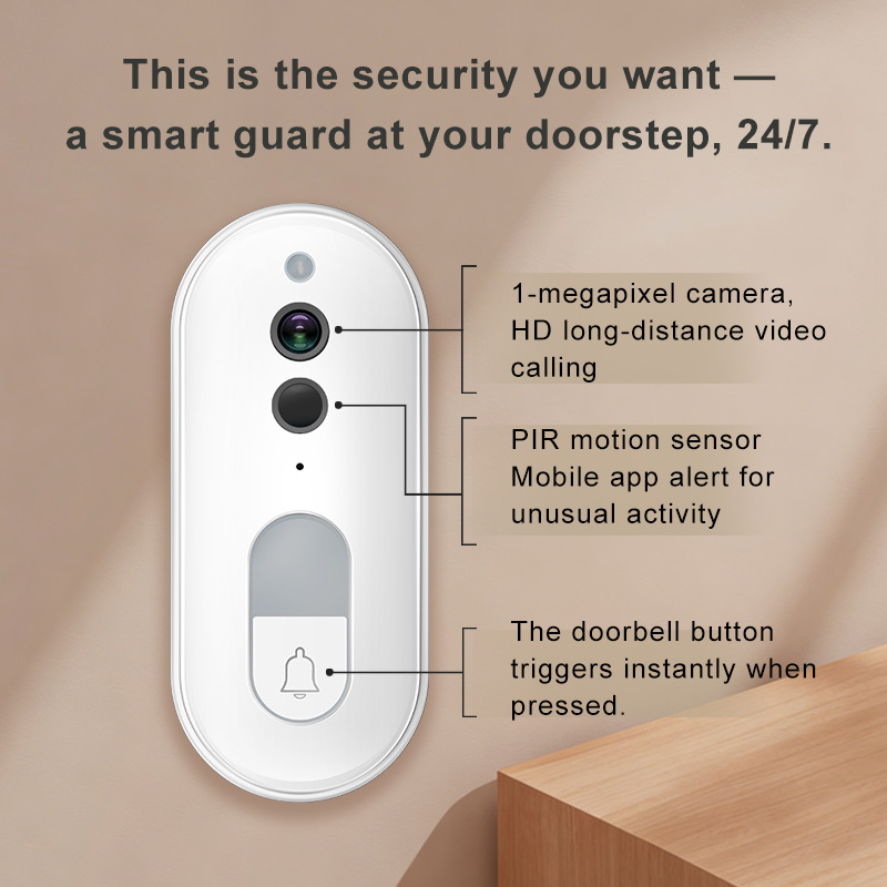 Tuya Smart Video Doorbell Wire - Smart Home Battery Camera 评论和价格
