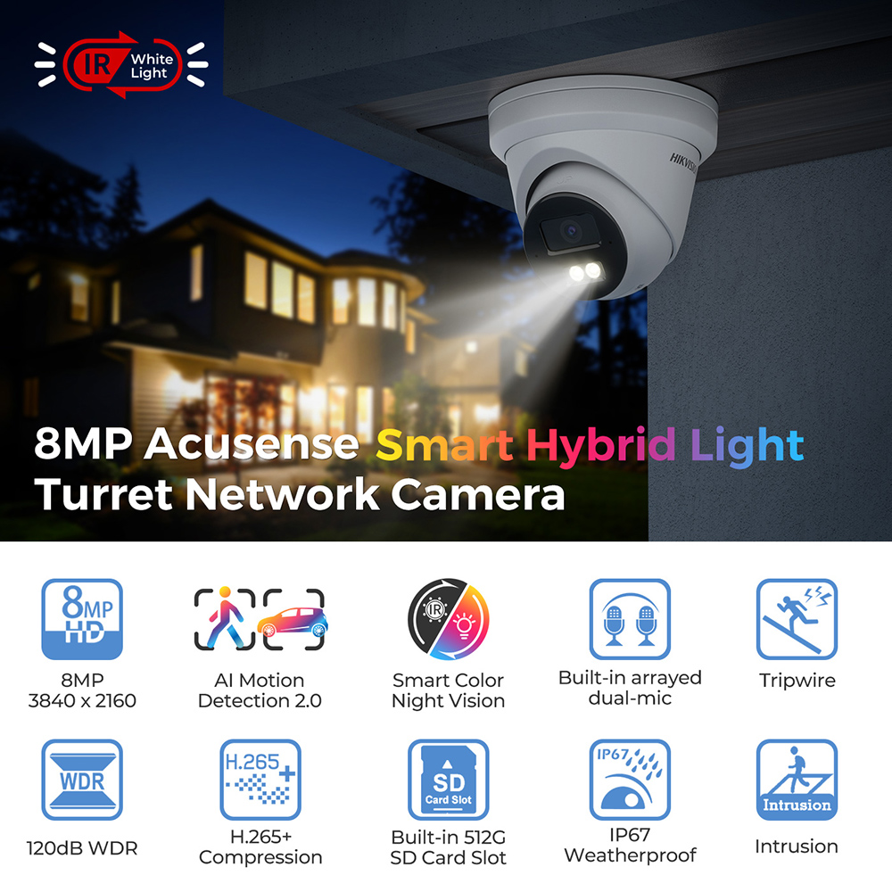 Hikvision 4K Smart Hybrid Ligh - Homesmart Online 评论和价格