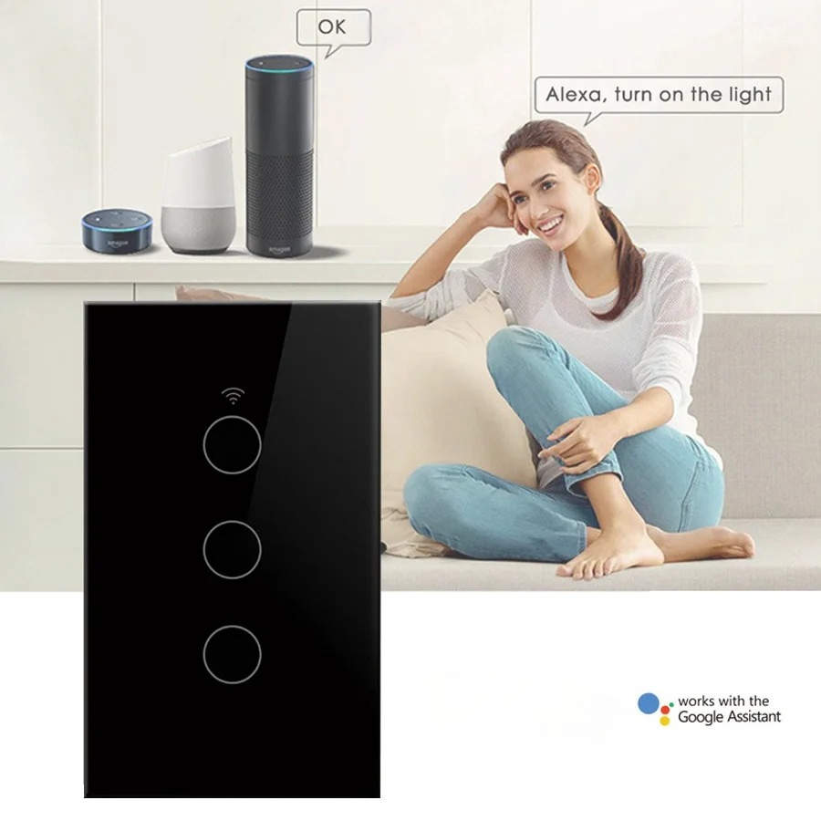 Tuya WiFi Touch Wall Smart Swi - Homesmart Online 评论和价格