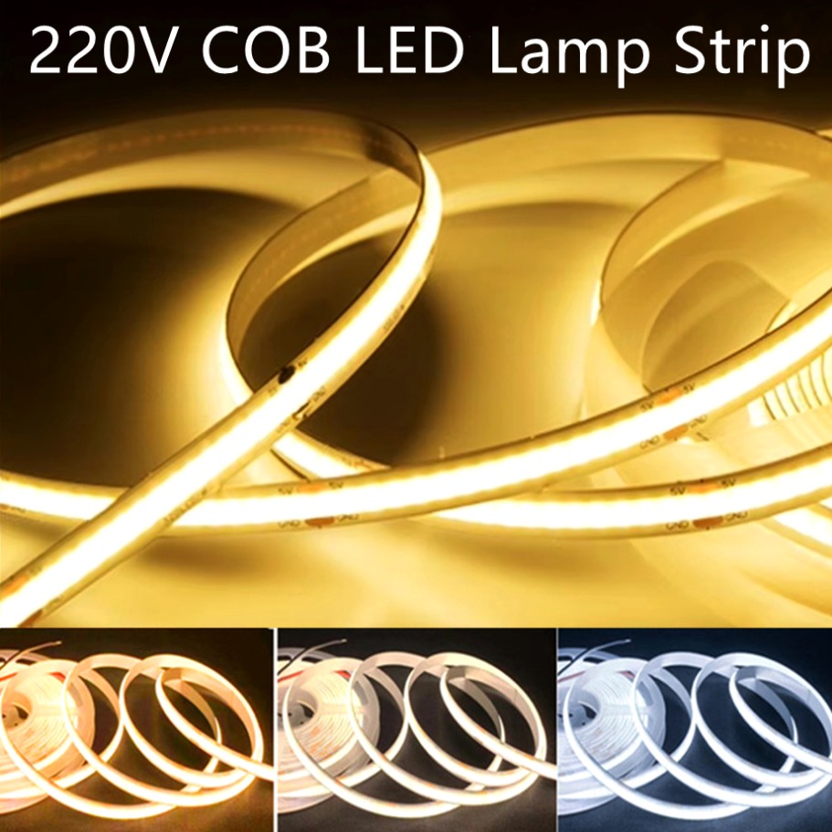 1-5m COB LED Light Strip 220V  - Smart Home Living Room 评论和价格