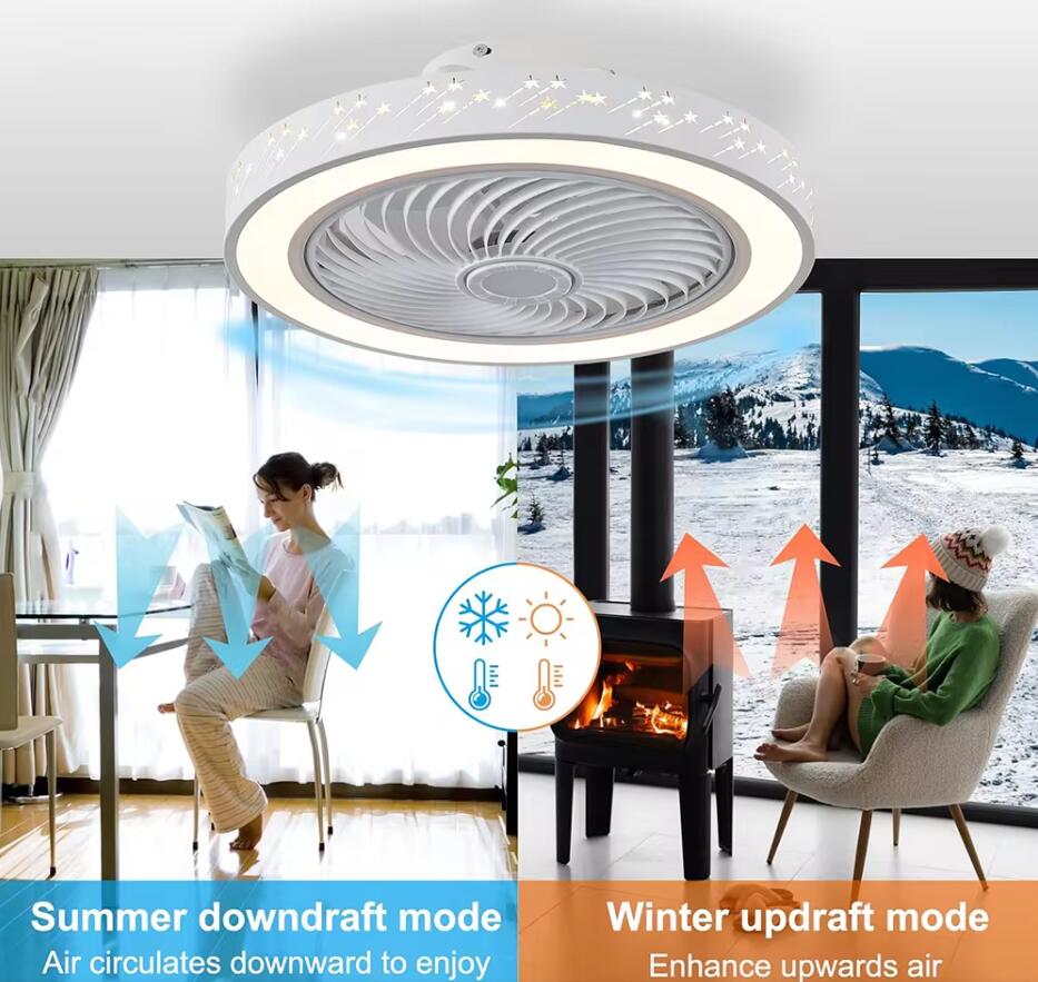 46CM Smart App Ceiling Fan wit - Smart Home Living Room 评论和价格