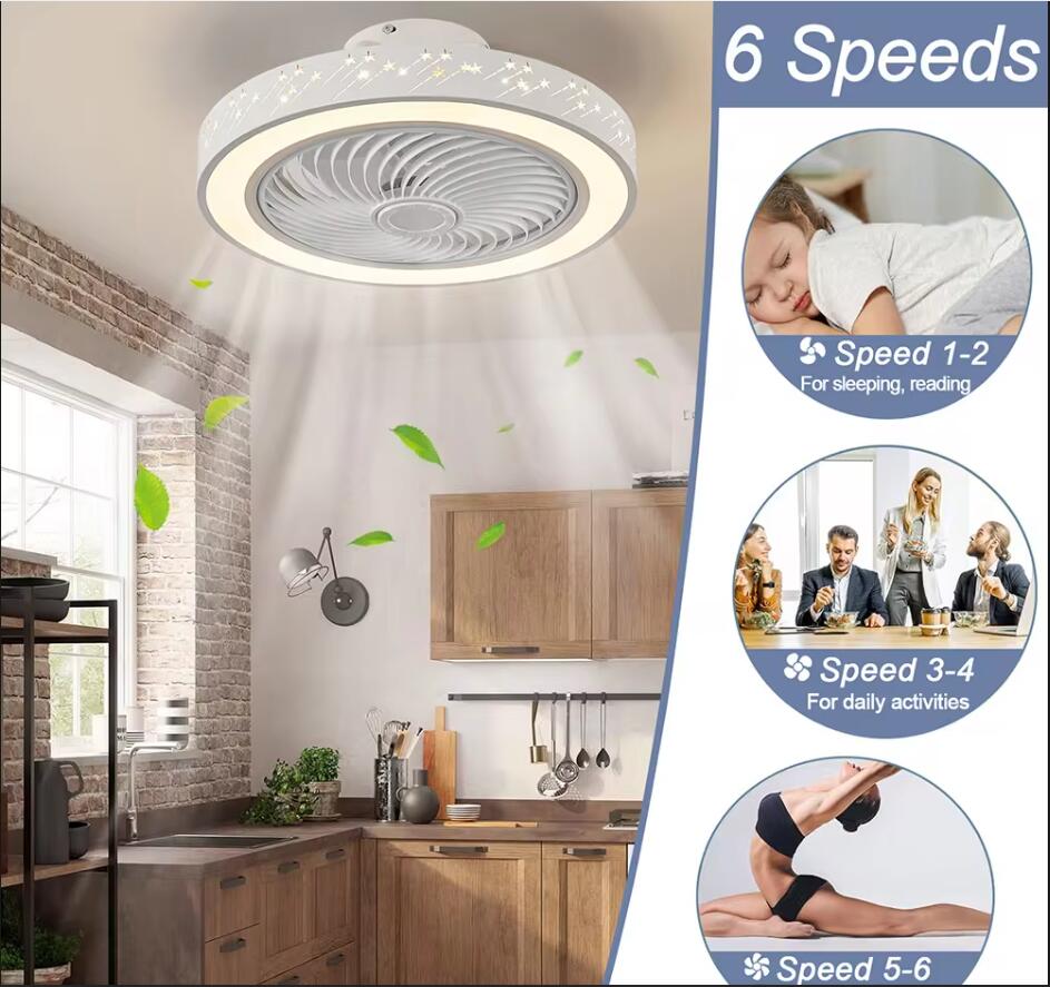 46CM Smart App Ceiling Fan wit - Smart Home Living Room 评论和价格