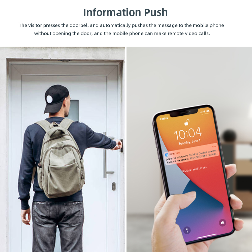 Tuya Video Doorbell 2MP Waterp - Smart Home Battery Camera 评论和价格