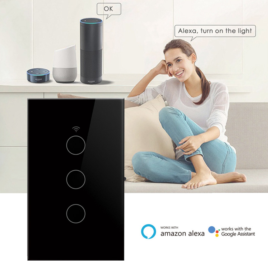 Tuya WiFi Touch Wall Smart Swi - Homesmart Online 评论和价格