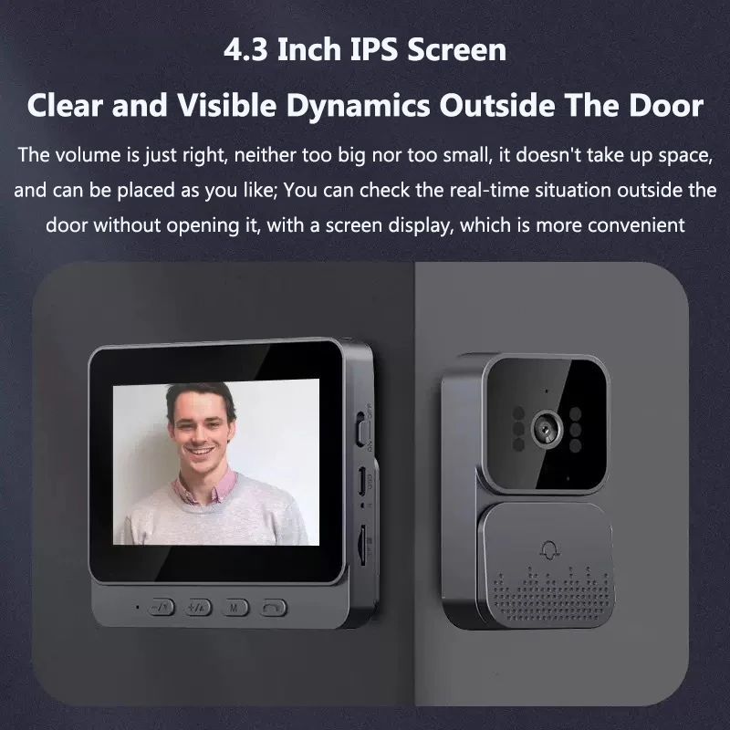 Wireless Video Intercom Doorbe - Smart Home Battery Camera 评论和价格