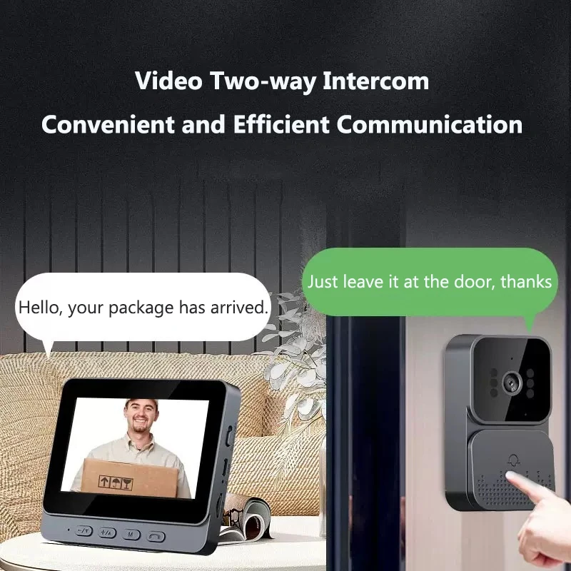 Wireless Video Intercom Doorbe - Smart Home Battery Camera 评论和价格