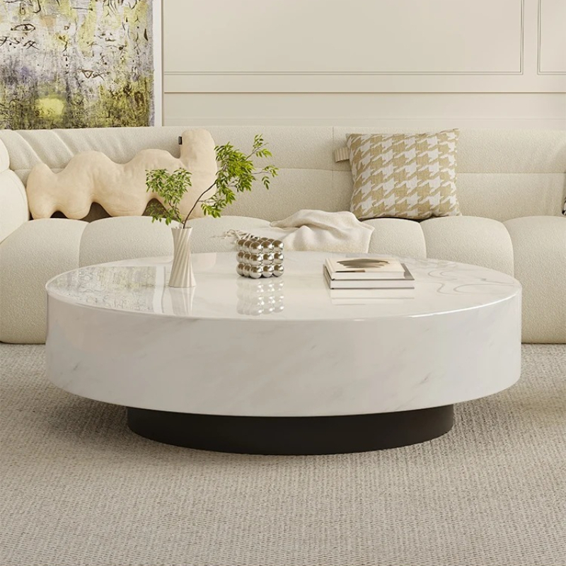 Italian Minimalist Round Marbl - Smart Home Living Room 评论和价格