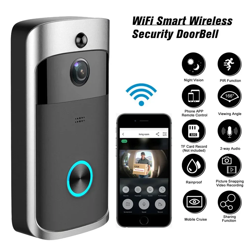 720P HD Smart Home Wireless WI - Smart Home Battery Camera 评论和价格