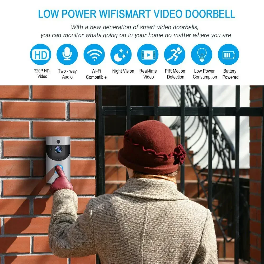 720P HD Smart Home Wireless WI - Smart Home Battery Camera 评论和价格