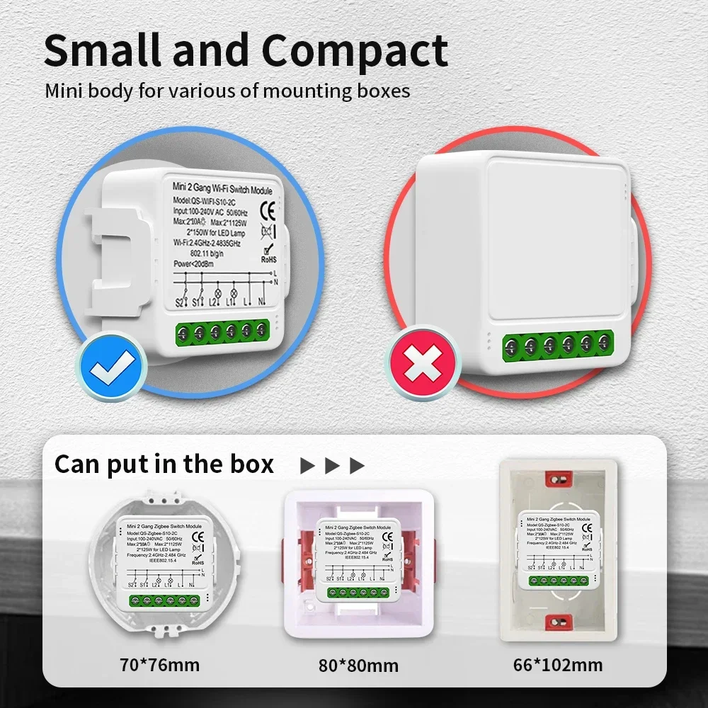 TNCE Tuya Curtain Switch modul - Smart Home Blinds 评论和价格
