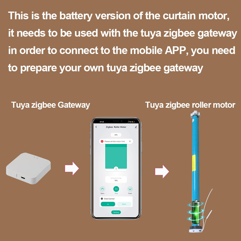 Boyarca 1.3N.m Battery Tuya Zi - Smart Home Blinds 评论和价格