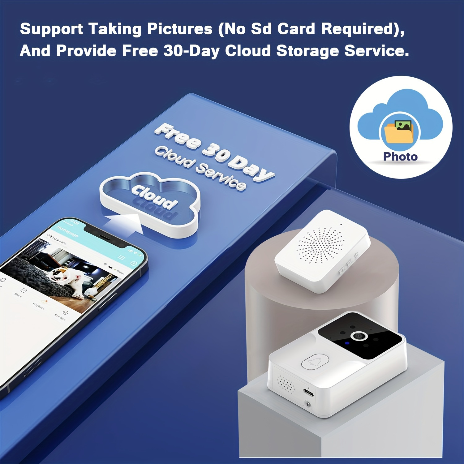 Tuya Wireless Smart Video Door - Smart Home Battery Camera 评论和价格